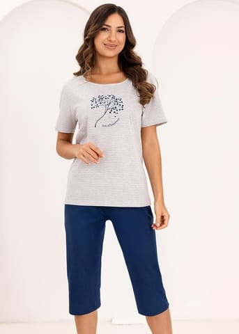 ⁨PIŻAMA REGINA DAMSKA 732 GRANAT (kolor granat, rozmiar L)⁩ w sklepie Wasserman.eu