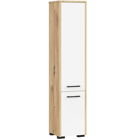 ⁨REGAŁ ŁAZIENKA FIN SŁUPEK 30 2D 140cm ARTISAN / BIAŁY⁩ w sklepie Wasserman.eu