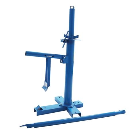 ⁨montażownica do opon drążek montażowy stalowy niebieski regulowany⁩ w sklepie Wasserman.eu