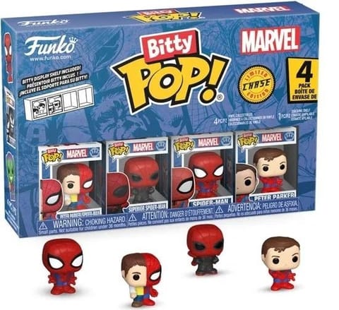 ⁨Figurka Funko POP Marvel: Parker Split 4-pak mix⁩ w sklepie Wasserman.eu
