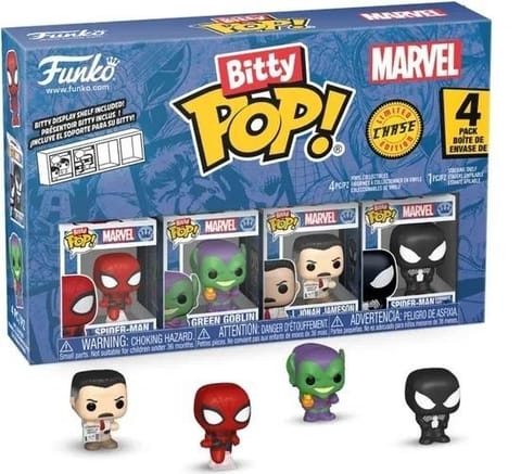 ⁨Figurka Funko POP Marvel: Spiderman 4-pak mix⁩ w sklepie Wasserman.eu