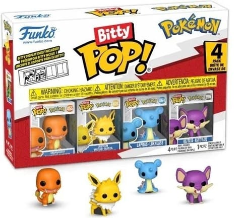 ⁨Figurka Funko POP Pokemon: Charmander 4-pak mix⁩ w sklepie Wasserman.eu