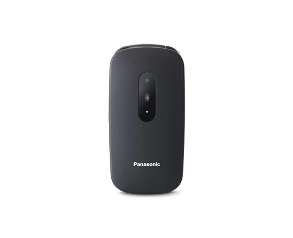 ⁨Panasonic KX-TU446EXB 6.1 cm (2.4") 110 g Black Senior phone⁩ at Wasserman.eu