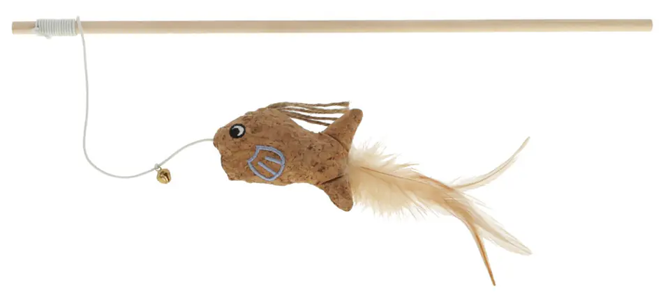 ⁨KERBL Wędka dla kota z rybką, 40 cm [81674]⁩ w sklepie Wasserman.eu