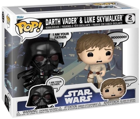 ⁨Figurka Funko POP Star Wars: Darth Vader and Luke⁩ w sklepie Wasserman.eu