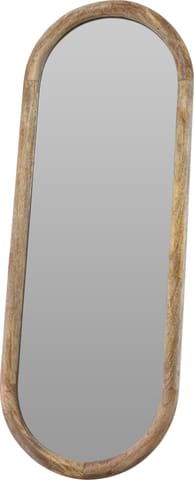 ⁨LUSTRO OWALNE DREWNIANE 77,5cm⁩ w sklepie Wasserman.eu