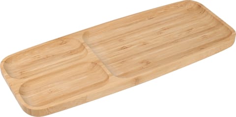 Naczynie do serwowania 3 komorowe bambus w sklepie Wasserman.eu