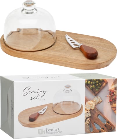 ⁨ZESTAW DO SERWOWANIA 3 SZT AKACJA⁩ w sklepie Wasserman.eu