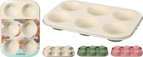 ⁨FORMA DO MUFFINEK STALOWA 265X185X30MM⁩ w sklepie Wasserman.eu