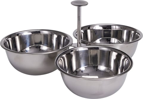 ⁨NACZYNIE NA PRZEKĄSKI 200X115 3 MISKI⁩ w sklepie Wasserman.eu