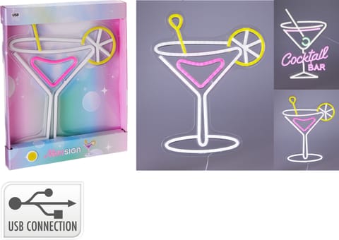 ⁨NEON KOKTAJL WALLDECO 2 RODZAJE⁩ w sklepie Wasserman.eu