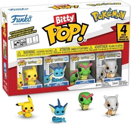 ⁨Figurka Funko POP Pokemon: Pikachu 4-pak mix⁩ w sklepie Wasserman.eu