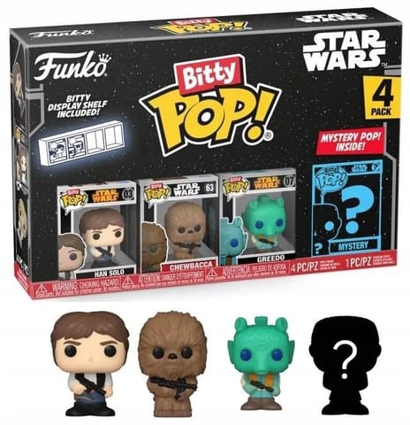 ⁨Funko Figurka POP Bitty: Star Wars Han Solo 4pak⁩ w sklepie Wasserman.eu