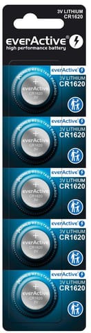⁨Bateria CR1620 everActive (blister 5 szt.)⁩ w sklepie Wasserman.eu