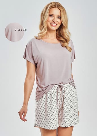 ⁨PIŻAMA TARO 3516 MARCELLA SS26 01 (kolor perla, rozmiar S)⁩ w sklepie Wasserman.eu