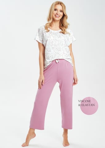 ⁨PIŻAMA TARO 3542 MARIELLA SS26 01 (kolor beż, rozmiar XL)⁩ w sklepie Wasserman.eu