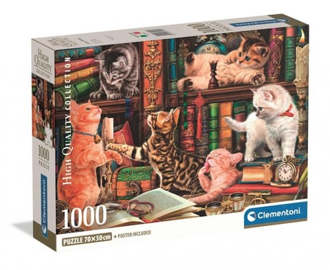 ⁨Puzzle 1000 Curious Whiskers⁩ w sklepie Wasserman.eu
