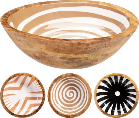 ⁨MISKA ZE WZOREM 24CM MIX⁩ w sklepie Wasserman.eu