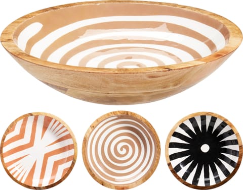 ⁨MISKA ZE WZOREM 30CM MIX⁩ w sklepie Wasserman.eu