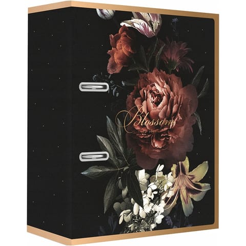 ⁨Segregator A4/75 2R Satin Gold Blossom INTERDRUK⁩ w sklepie Wasserman.eu