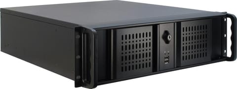⁨Inter-Tech 3U-3098-S Rack Black⁩ w sklepie Wasserman.eu