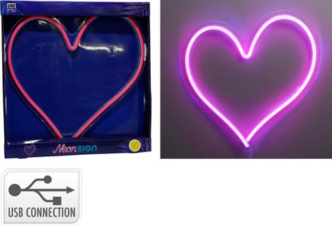 ⁨NEON SERCE WANDDECO 34X32CM⁩ w sklepie Wasserman.eu