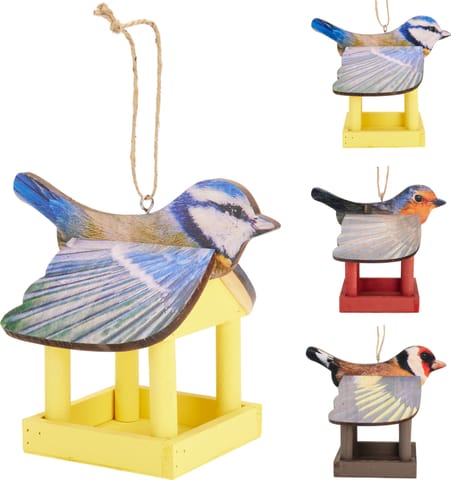 ⁨KARMNIK DLA PTAKÓW 24,5X16,5X21CM 3RODZAJE⁩ w sklepie Wasserman.eu