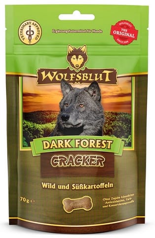 ⁨Wolfsblut Dog Cracker Dark Forest - dziczyzna i bataty 70g⁩ w sklepie Wasserman.eu