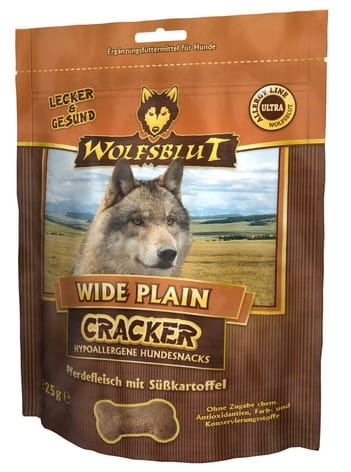 ⁨Wolfsblut Dog Cracker Wide Plain - konina i bataty 225g⁩ w sklepie Wasserman.eu
