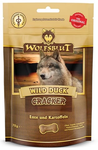 ⁨Wolfsblut Dog Cracker Wild Duck - kaczka i bataty 70g⁩ w sklepie Wasserman.eu