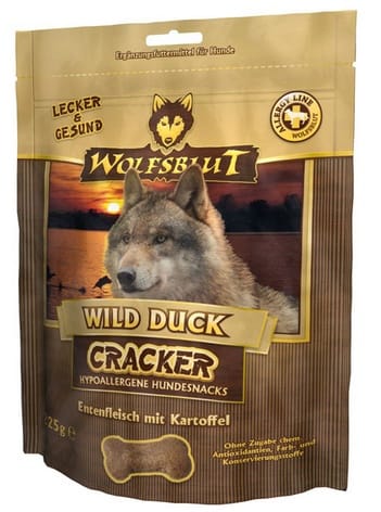 ⁨Wolfsblut Dog Cracker Wild Duck - kaczka i bataty 225g⁩ w sklepie Wasserman.eu