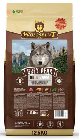 ⁨Wolfsblut Dog Grey Peak Large - koza i bataty 12,5kg⁩ w sklepie Wasserman.eu