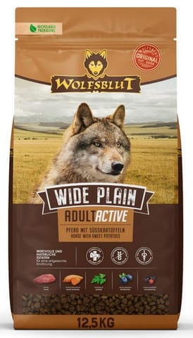 ⁨Wolfsblut Dog Wide Plain Active - konina i bataty 12,5kg⁩ w sklepie Wasserman.eu