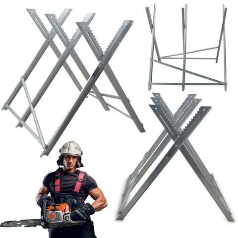 ⁨Kozioł do drewna łatwy montaż stabilny i mocny wykonany z wysokiej jakości materiałów⁩ w sklepie Wasserman.eu