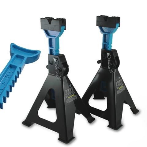 ⁨Warsztatowe Podpory Kobyłki 6000kg Samochodowe podnośniki 2szt komplet⁩ w sklepie Wasserman.eu