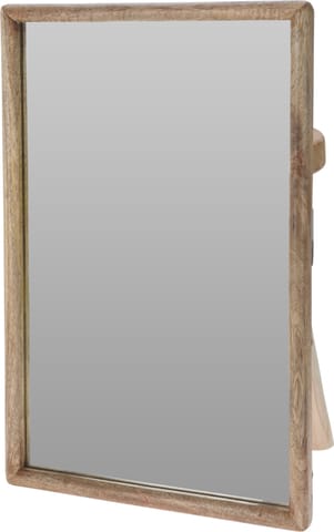 ⁨LUSTRO KWADRATOWE DREWNIANE 60CM⁩ w sklepie Wasserman.eu