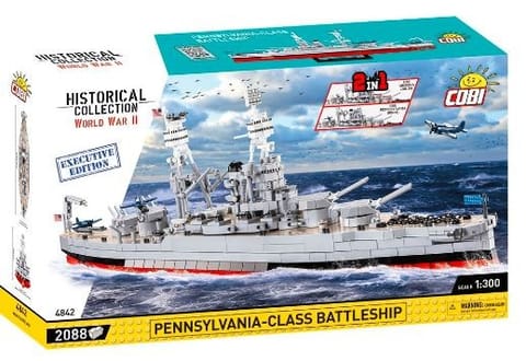 ⁨Klocki pennsylvania - class battleship (2in1) - executive edition⁩ w sklepie Wasserman.eu