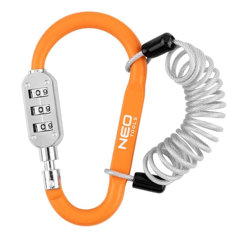 ⁨ZAPIĘCIE KARABIŃCZYK Z KODEM SZYFROWYM, 110*62*12MM⁩ w sklepie Wasserman.eu