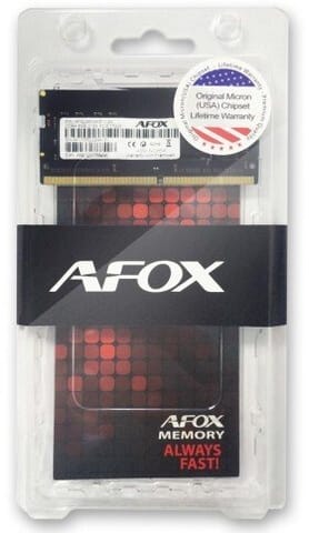 ⁨Pamięć AFOX (SODIMM/DDR4/8 GB/2666MHz/1.2V/SINGLE)⁩ w sklepie Wasserman.eu
