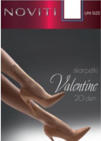 ⁨PODKOLANÓWKI NOVITI SD001-W 20 DEN (kolor czarny, rozmiar uniwersalny)⁩ w sklepie Wasserman.eu