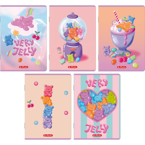 ⁨Zeszyt A5 16k kratka STANDARD JELLY 400206372 HERLITZ⁩ w sklepie Wasserman.eu