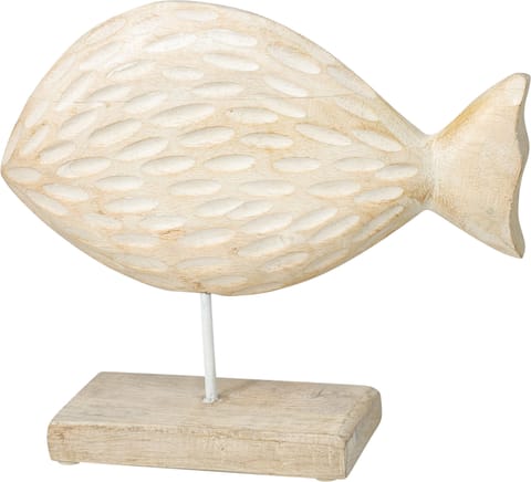 ⁨RYBA DEKORACYJNA 22CM BIAŁE PRANIE⁩ w sklepie Wasserman.eu