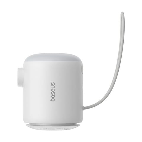 ⁨Pompka turystyczna przenośna akumulatorowa 4 końcówki USB-C - biała⁩ w sklepie Wasserman.eu