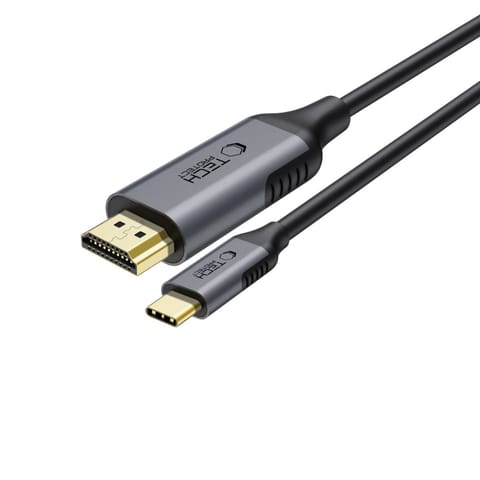 ⁨Kabel przewód USB-C - HDMI UltraBoost 60Hz 180cm - czarny⁩ w sklepie Wasserman.eu