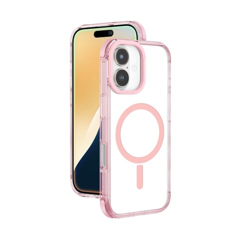⁨Etui silikonowe pokrowiec do iPhone 16 Omni Mag Case - ciemnoróżowe⁩ w sklepie Wasserman.eu