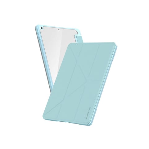 ⁨Etui case z podstawką miejscem na rysik na iPad Air M3 11'' - niebieskie⁩ w sklepie Wasserman.eu