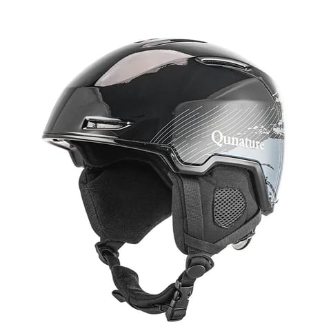 ⁨Kask narciarski snowboardowy z nausznikami rozmiar L - czarny⁩ w sklepie Wasserman.eu