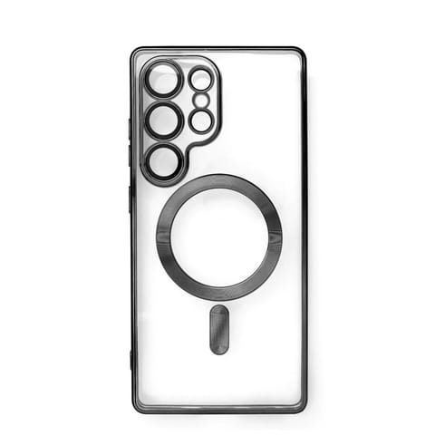 ⁨Etui galwanizowane na iPhone 16e Electroplated Case z MagSafe - czarne⁩ w sklepie Wasserman.eu