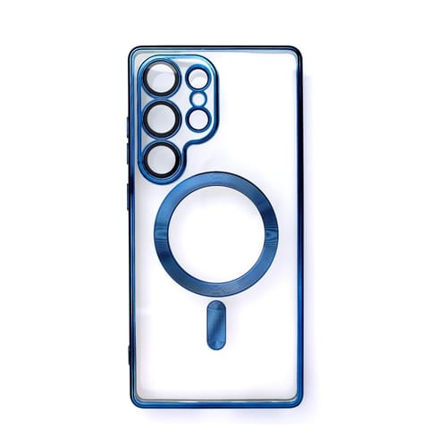 ⁨Etui galwanizowane na iPhone 16e Electroplated Case z MagSafe - niebieskie⁩ w sklepie Wasserman.eu