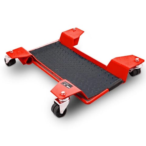 ⁨Manewrowa platforma warsztatowa wózek manewrowy motocyklowt 4-kołowy udźwig do 250kg⁩ w sklepie Wasserman.eu